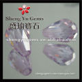 Lavender Loose Cubic Zirconia Gemstone With A Half Hole/Wuzhou Gemstone Wholesale Price(CZPS-5x11mm)